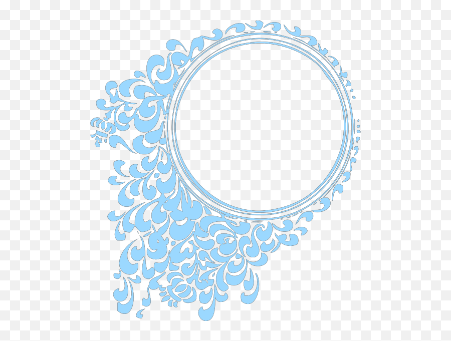 Robin Blue Circle Frame Png Svg Clip Art For Web - Download Royal Blue Wedding Background Hd Emoji,Frame With An X Emoji