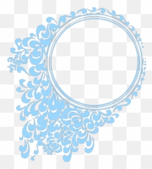 Robin Blue Circle Frame Png Svg Clip Art For Web - Download Royal Blue Wedding Background Hd Emoji,Frame With An X Emoji