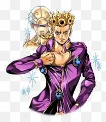 Giorno Giovanna Jojo Bizzare Adventure Jojo Bizarre - Giorno Giovanna Con Stand Emoji,Jotaro Express Emotion