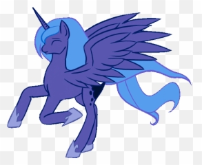 Cute Dumb Running Ponies Eyes Closed - Mythical Creature Emoji,Animated Horse Emotions