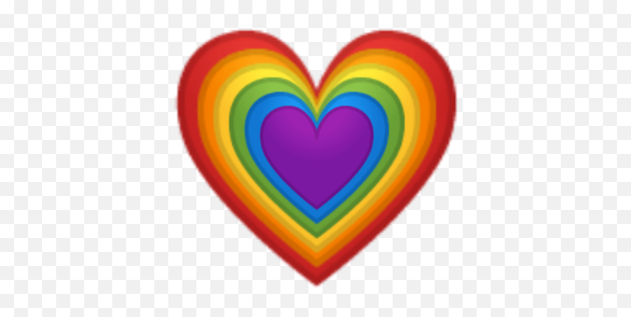 Heart Rainbow Love Equal Equality - Girly Emoji,Rainbow Heart Emojis