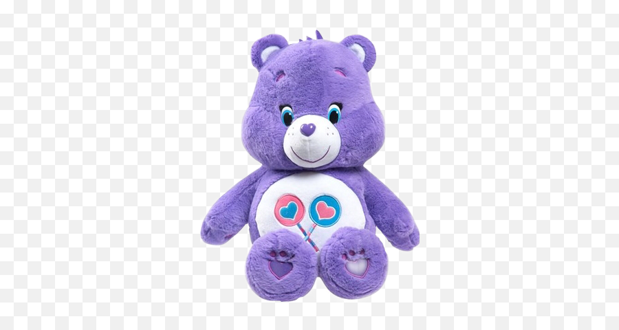 Carebears Plush Toy Stuffed Sticker - Care Bear Share Bear Plush Emoji,Stuffed Animal A Lot Of Emojis