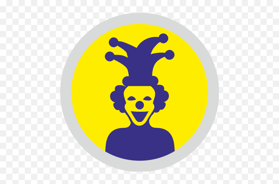 Avatar Face Smile Clown Hero - Funny Joker Silhouette Png Emoji,Projared Clown Emoticon Meaning
