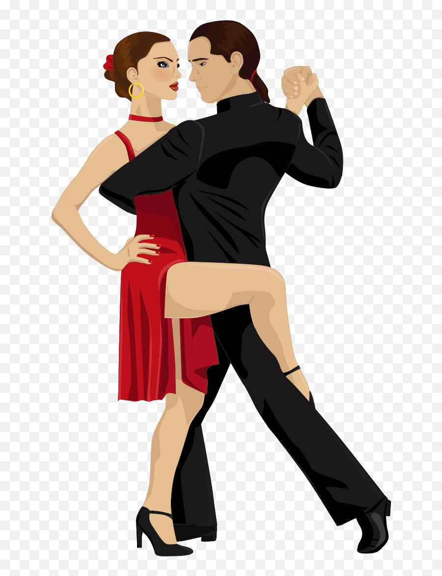 Salsa Dancer Png - Dance Argentine Tango Tango Vector Png Casal De Dançando Tango Png Emoji,Salsa Dancing Emoji