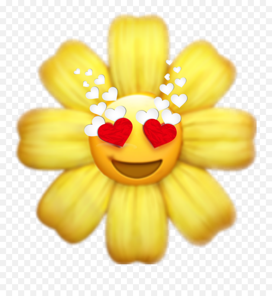 Emoji Love Flower Loveflowers Sticker By Emojimaker - Flower Emoji Png,Yellow Flower Emoji Png