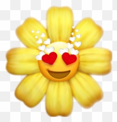 Emoji Love Flower Loveflowers Sticker By Emojimaker - Flower Emoji Png,Yellow Flower Emoji Png