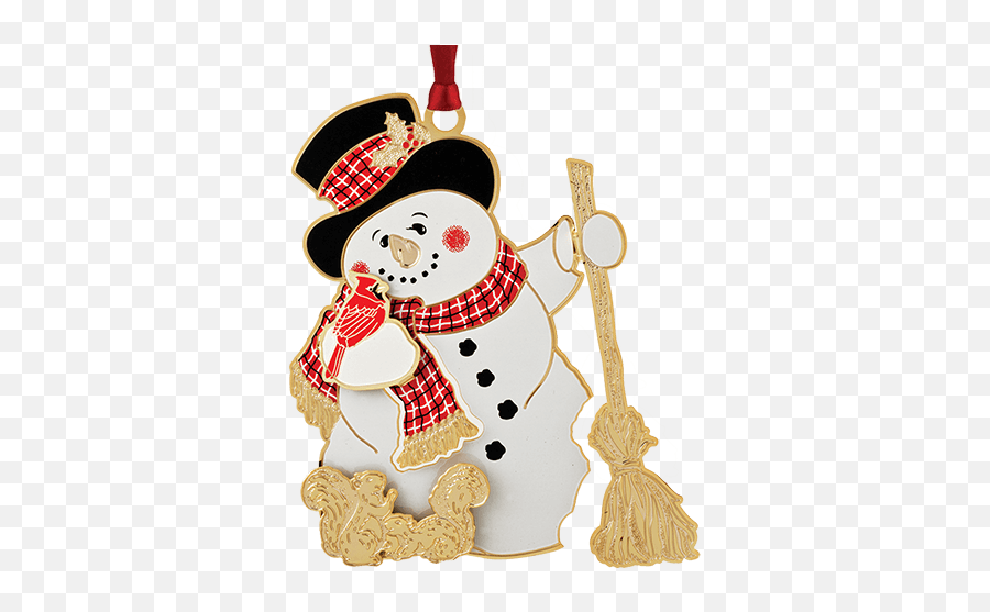 Beacon Design Jolly Snowman Ornament - Broom Emoji,Snowman Emoticons For Facebook