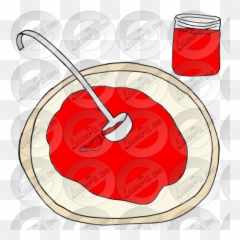 Download Pizza Clipart Pizza Sauce - Cartoon Pizza Sauce Png Cranberry Juice Emoji,Sauce Emoji