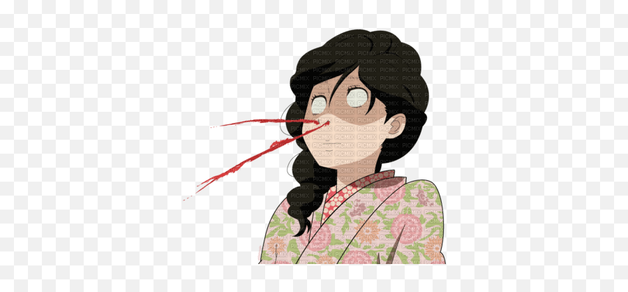 Nosebleed Anime Manga Sang - Anime Nosebleed Emoji For Discord,Nosebleed Emojis