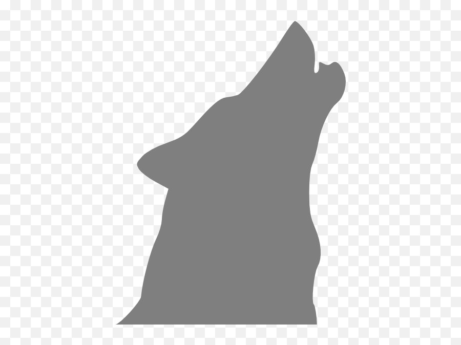 Free Wolf Vector Silhouette Download - Wolf Silhouette Head Emoji,Wolf Howl Emoji