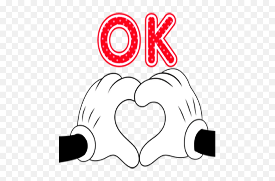 Cute Mickey Stickers - Mouse Wastickerapps 111 Apk Emoji,Mickey Head Out Of Heart Emojis