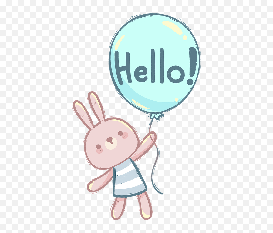 Free Photo Rabbit Hello Animal Bunny Nature Balloon Easter Emoji,What Kind Of Emotions Do Balloons Have