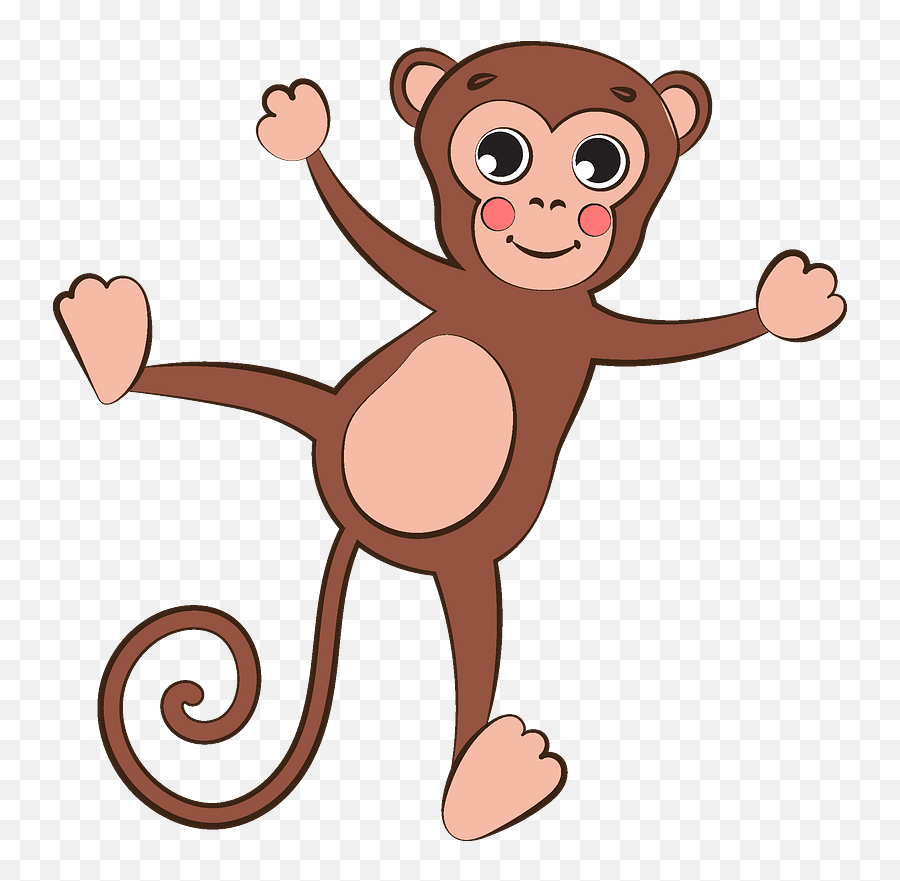 Monkey Clipart - Animal Figure Emoji,Three Monkey Emoji