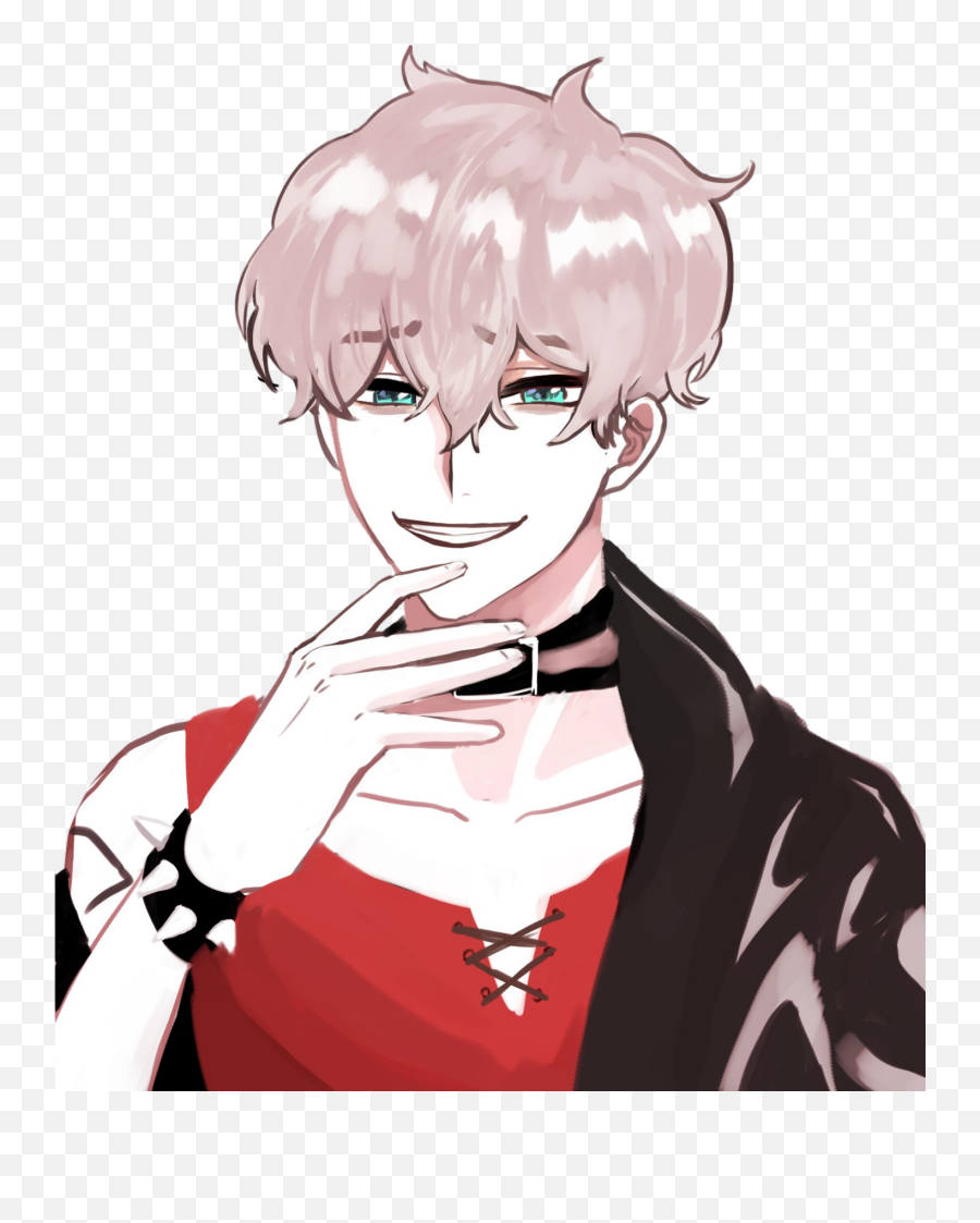 Saeran Saeran Ray Sticker By Ladiablalocadecorazon - Fictional Character Emoji,Mystic Messenger Ray Emoji