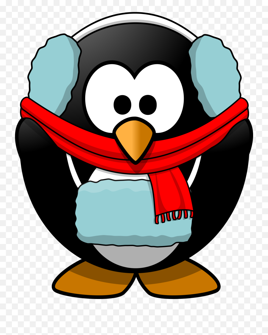 Cold Clip Art - Winter Penguin Clipart Emoji,Freezing Cold Emoticon