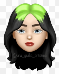 Animoji Girl Black Emoji,Facepalm Emoji Black Hari