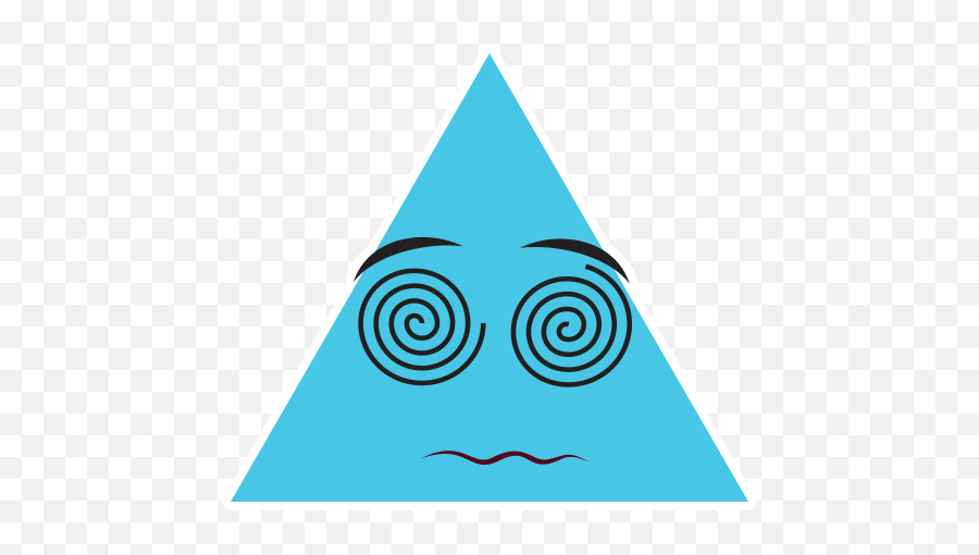 Shape Emoji By Marcossoft - Sticker Maker For Whatsapp,A Triangle Emoji