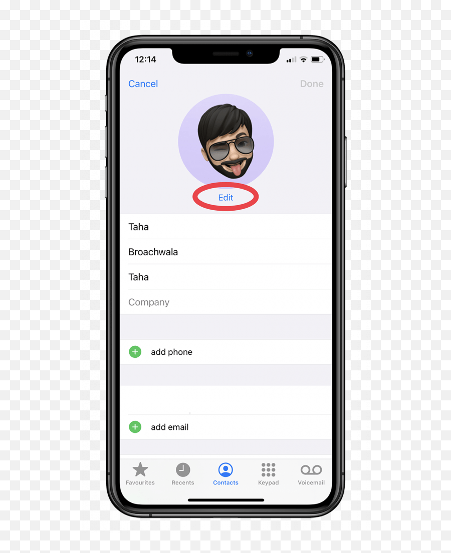 Memoji As A Profile Picture - Smartphone,Best Friend Contact Names With Emojis
