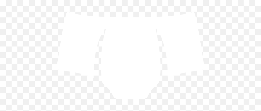 White Mens Underwear Icon - Horizontal Emoji,Underwear Emoticon