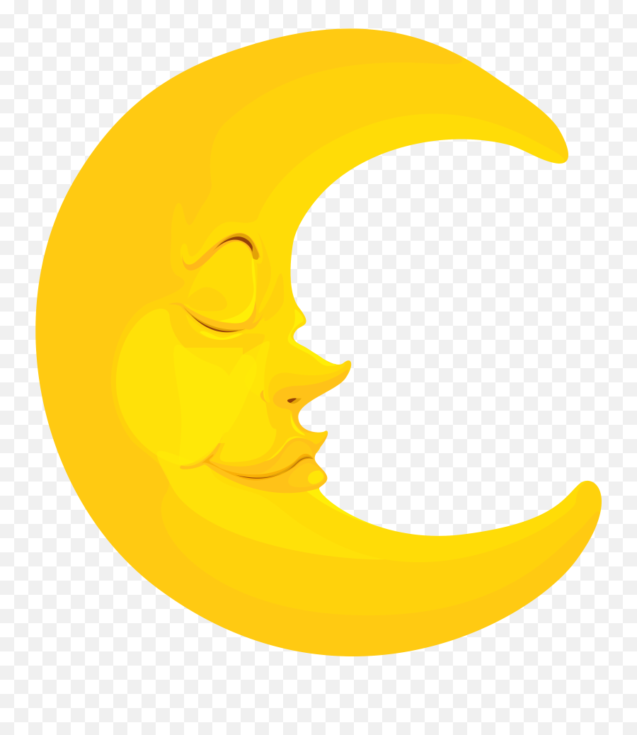 Half Moon Png Clipart - Clipart Transparent Moon Png Emoji,Deg Deg Emoji
