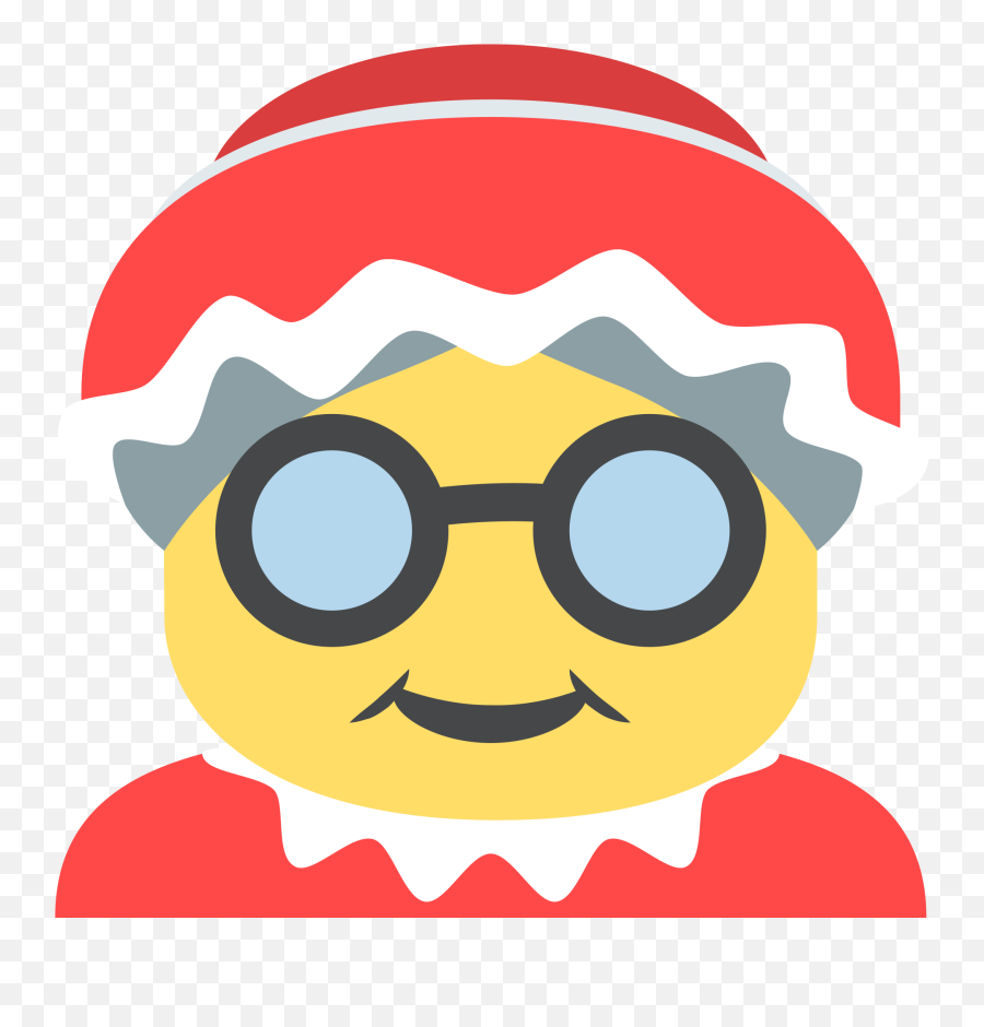 Mrs Claus Emoji Clipart Free Download Transparent Png - Nissemor Clipart,Cute Christmas Emojis