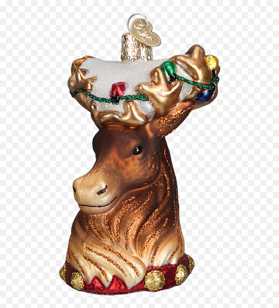 Stag And Reindeer Ornaments U0026 Decorations Putti Christmas - Caribou Emoji,Whitetail Deer Emoji