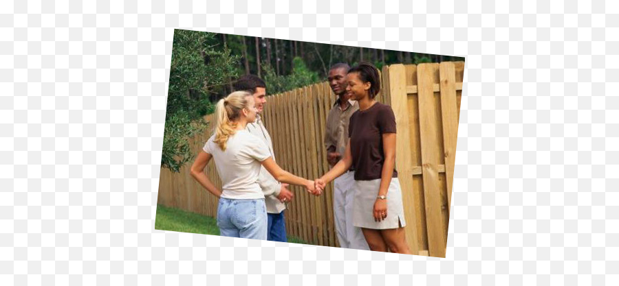 Fence Replacement Etiquette - Neighbors At A Fence Emoji,Emotions Dont Ask My Neighbor