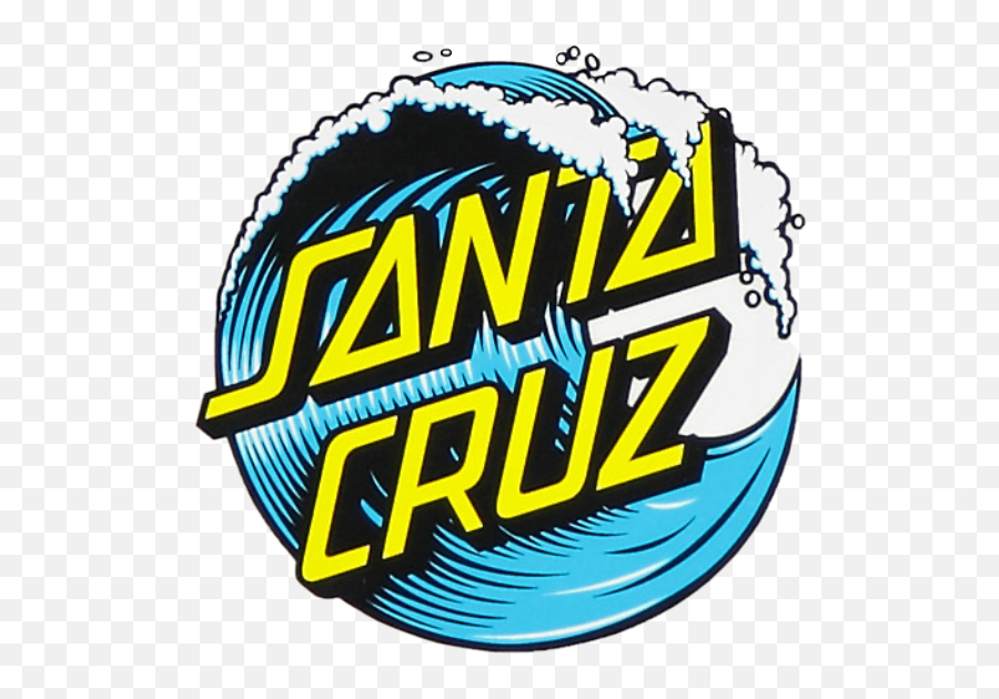 Santacruz Stickers Zumiez Skateboard - Vector Santa Cruz Logo Emoji,Zumiez Emoji Joggers