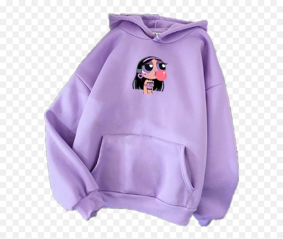 Hoodie Oversized Purple Sticker By Sstarsdrream - Cute Hoodies Emoji,Oversized Emoji