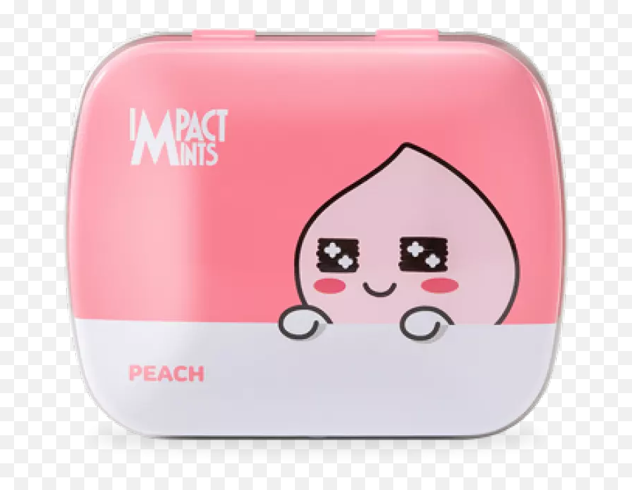 Kakao Friends Impact Mints Sugar Free 15 G X 6 Count Bundle Pack Peach - Girly Emoji,Kakao Friends Emoticon