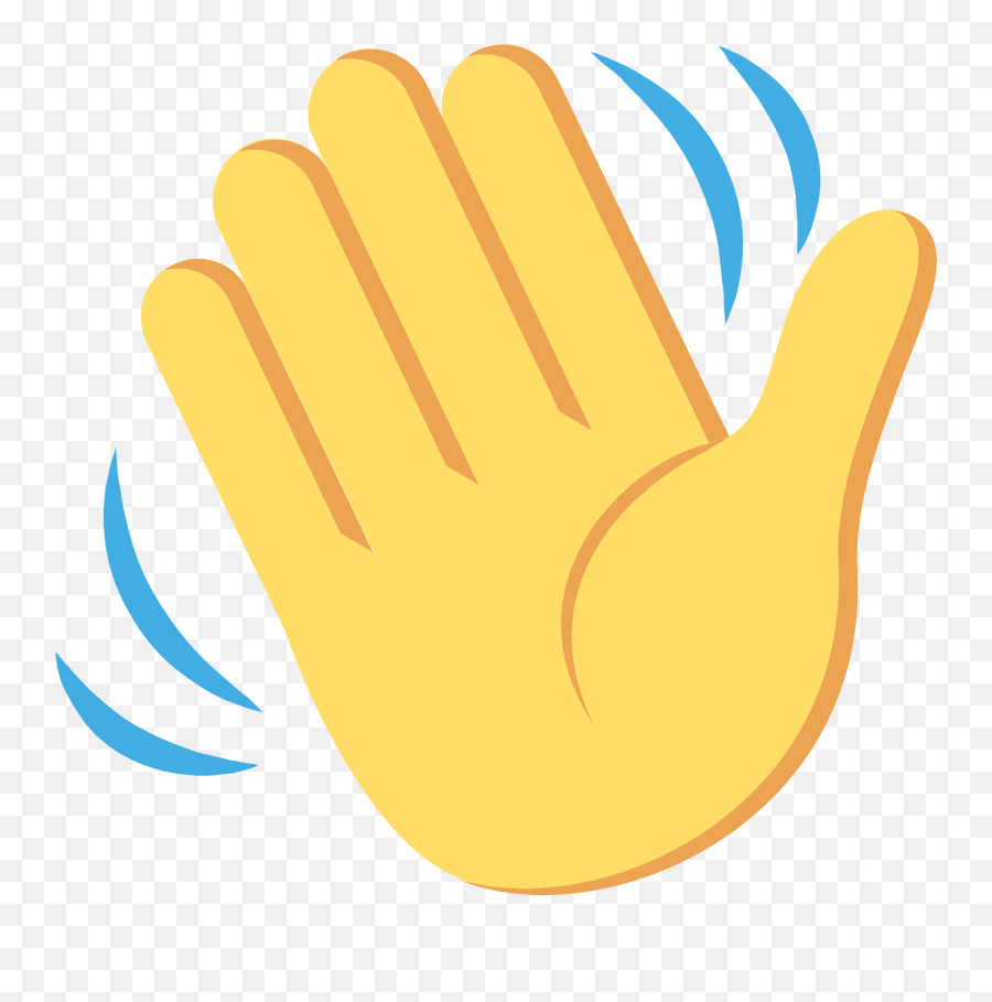 Download Open - Waving Hand Emoji Svg Png Image With No Waving Hand Emoji Svg,Hand Emoji