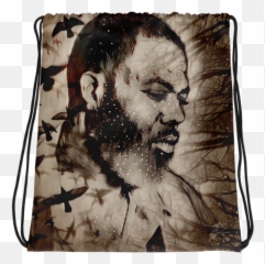 L2r Art Self Portrait Series Drawstring - Messenger Bag Emoji,Emoji Drawstring Bag