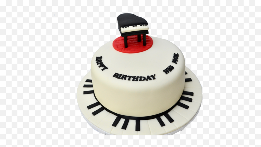 Piano Cake - Piano Fondant Cake Emoji,Emoji Fondant