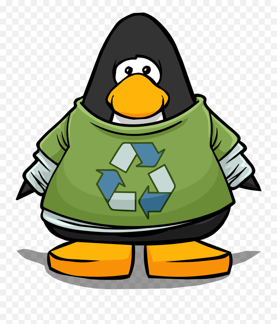 Green Recycle Shirt Club Penguin Wiki Fandom - Blue Cp Emoji,Recycle Emoji In Discord Name