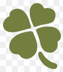 Four Leaf Clover Emoji - Emoticon Trebol 4 Hojas,Shamrock Emoticon