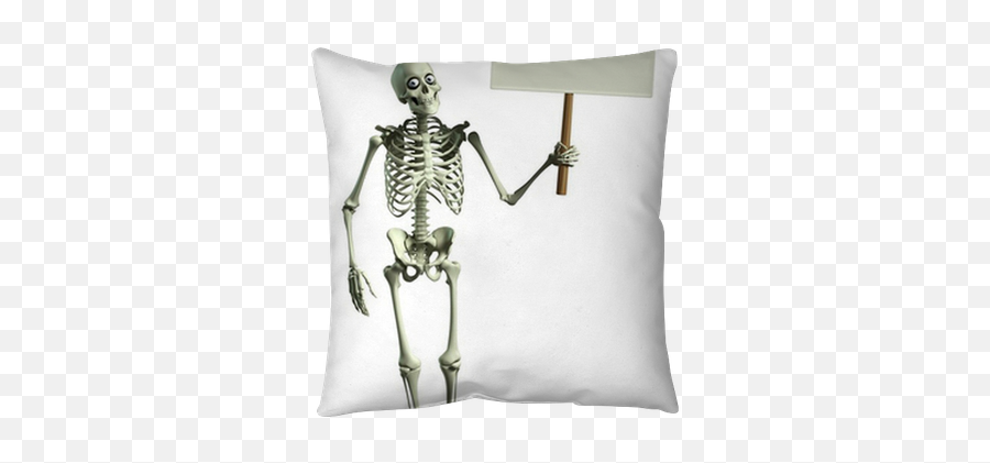 3d Cartoon Skeleton Pillow Cover U2022 Pixers - We Live To Change Make No Bones About Something Emoji,Thumbs Up Skelliton Emoji