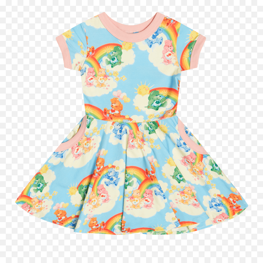 Care Bears - Basic Dress Emoji,Emoji Girls Clothes