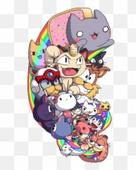 Meowth Felyne Jiji Luna Skitty And - Pixel Art Paul Robertson Gif Emoji,Chiyo-chichi Emoticons