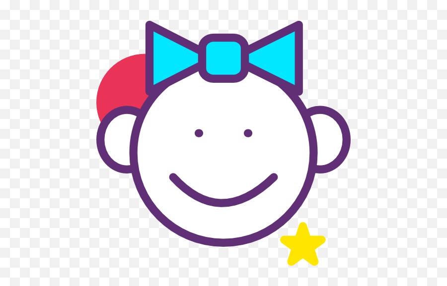 Free Icon - Happy Emoji,Emoticon Baby Girl