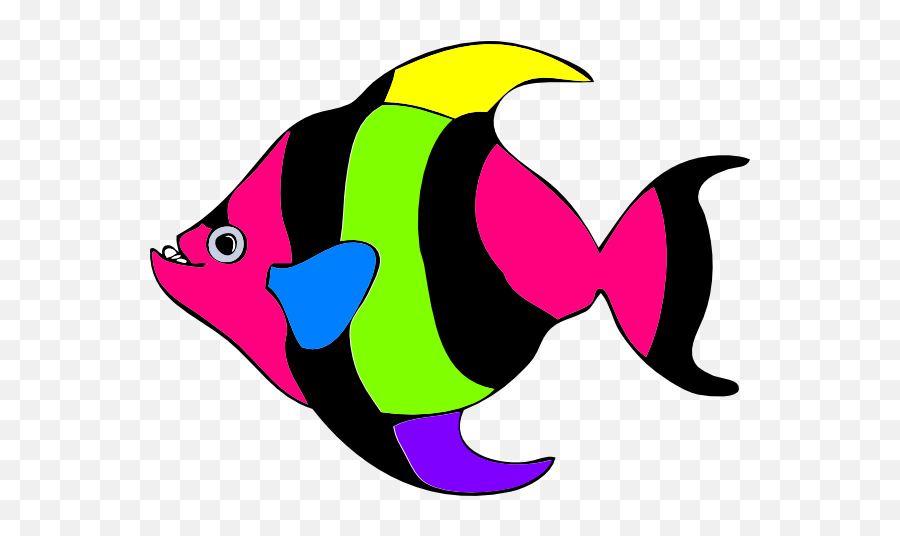 Clown Fish Cartoon Drawing - Clip Art Library Colorful Clip Art Fish Emoji,Clowfish Emoji