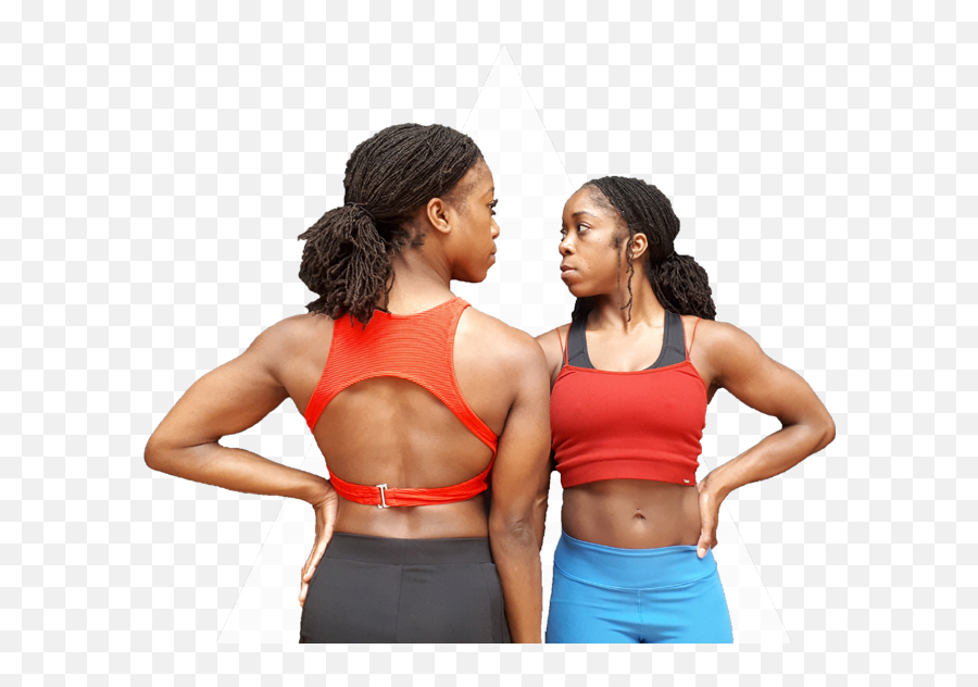 Alleyne Sisters - Alleyne Sisters For Running Emoji,Emotion Detection Sports Bra