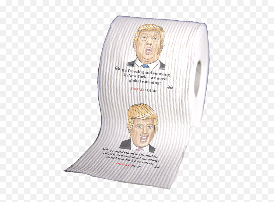 Donald Dump Toilet Paper - Toilet Paper Emoji,Toilet Paper Emoji