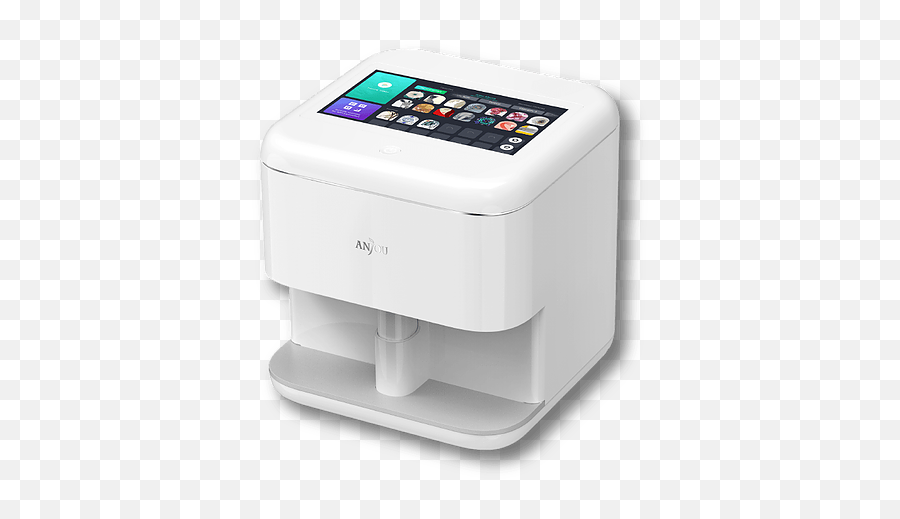 Anjou Nail Printer Machine Digital Intelligent 3d Nail Art - Digital Nail Art Printer Emoji,Laser Shark Emoticon