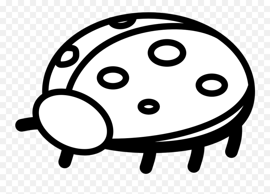 Ladybug Outline Free Vector Graphic Ladybird Ladybug Bug - Hoto Fudou Emoji,Emoticon For A Lady Bug