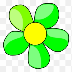Cartoon Flower Clipart - Clipartsco Green Flower Clipart Emoji,Hawaiian Flower Emoticon