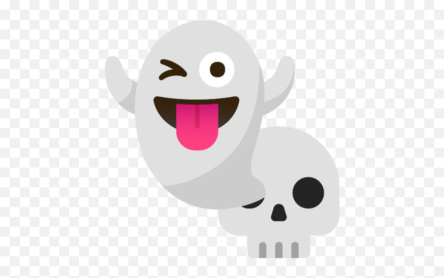 Happy Emoji,Man And Skull Emoji