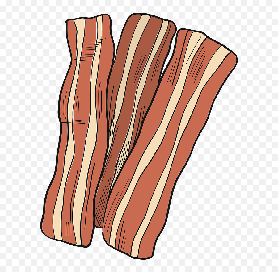 Bacon Slices Clipart - Clipart Bacon Emoji,Bacon Emoji