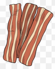 Bacon Slices Clipart - Clipart Bacon Emoji,Bacon Emoji