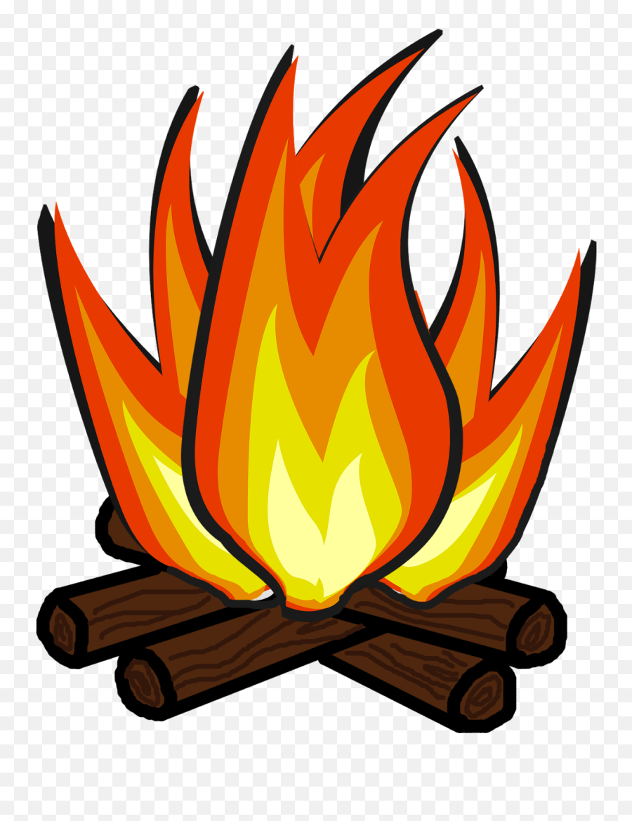 Campfire Camp Fire Smores Clip Art Free - Clip Art Camp Fire Emoji,Smores Emoji