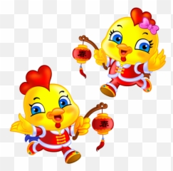 Chicken Chinese Zodiac Chinese New Year - Happy Emoji,Chicken Emoticon